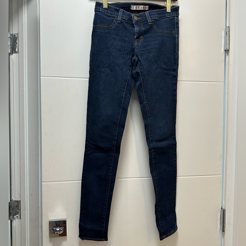 J Brand Dark Blue Skinny Jeans